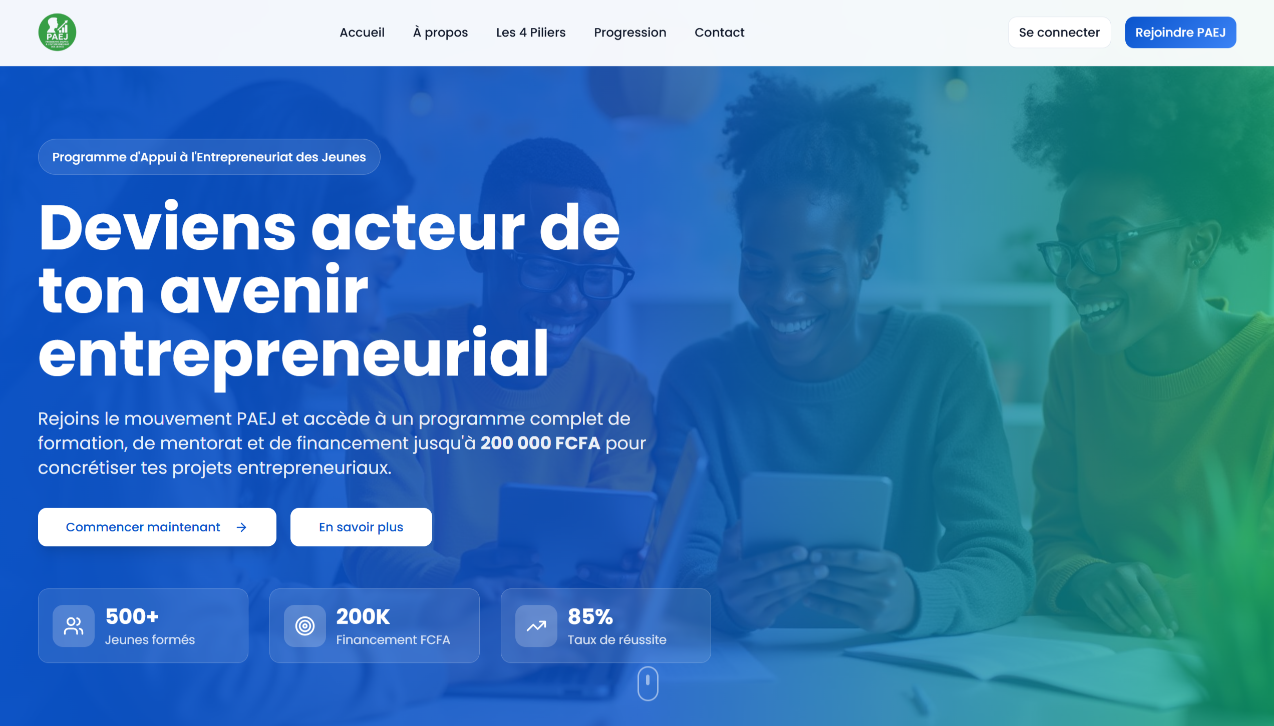 PAEJ BENIN - La plateforme pour automatiser le processus entreprenarial